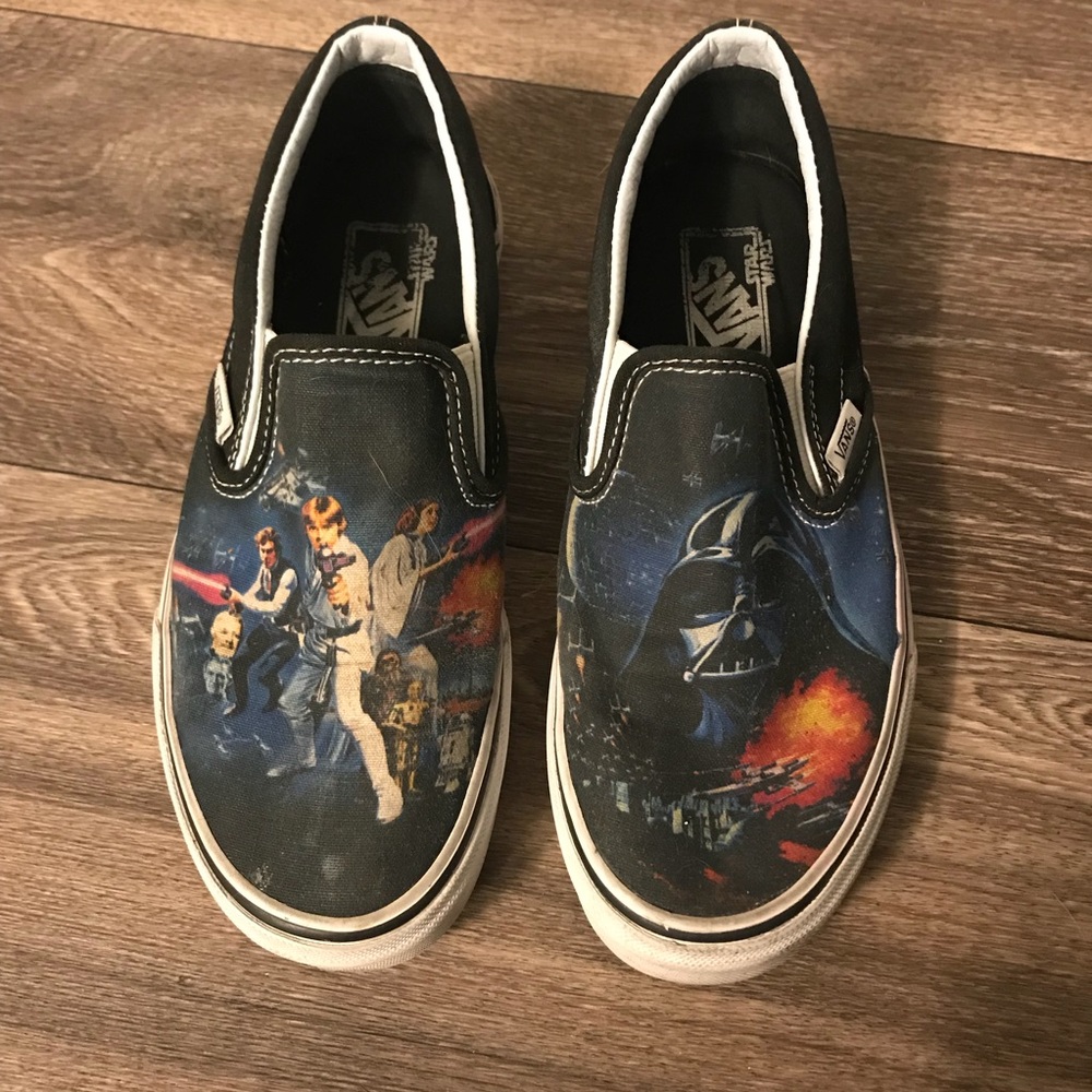 Star Wars slip on Vans